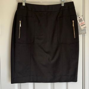 Alfani skirt, size 10, black, comfort waist, new with tags